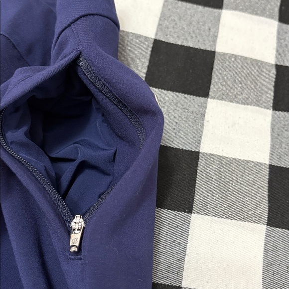 Greyson Drea High-Rise Trouser Tailored Fit Stretch Dress Pants 8 x 26 Crop Blue - Picture 6 of 15